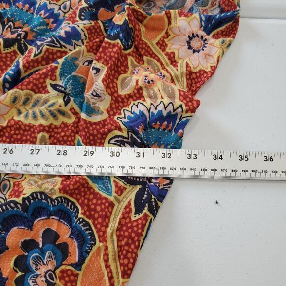 Andersen & Lauth Kimono Cardigan Womens One Size Floral Boho Open Front Viscose - Picture 6 of 7